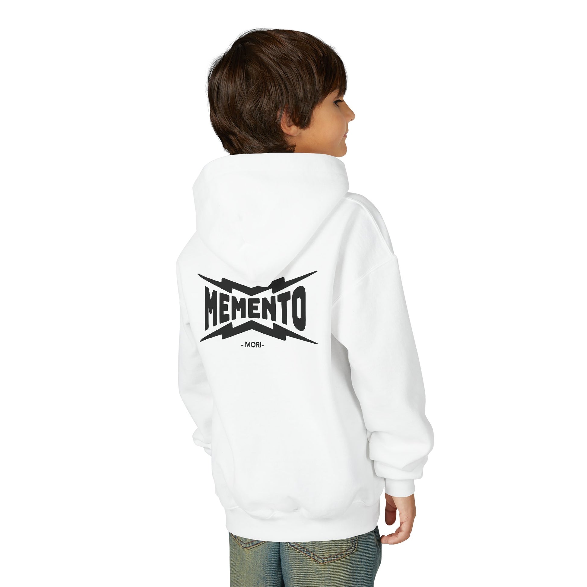 Kids Memento Ravens Hoodie — Youth Hooded Sweatshirt - Memento Mori Clothing