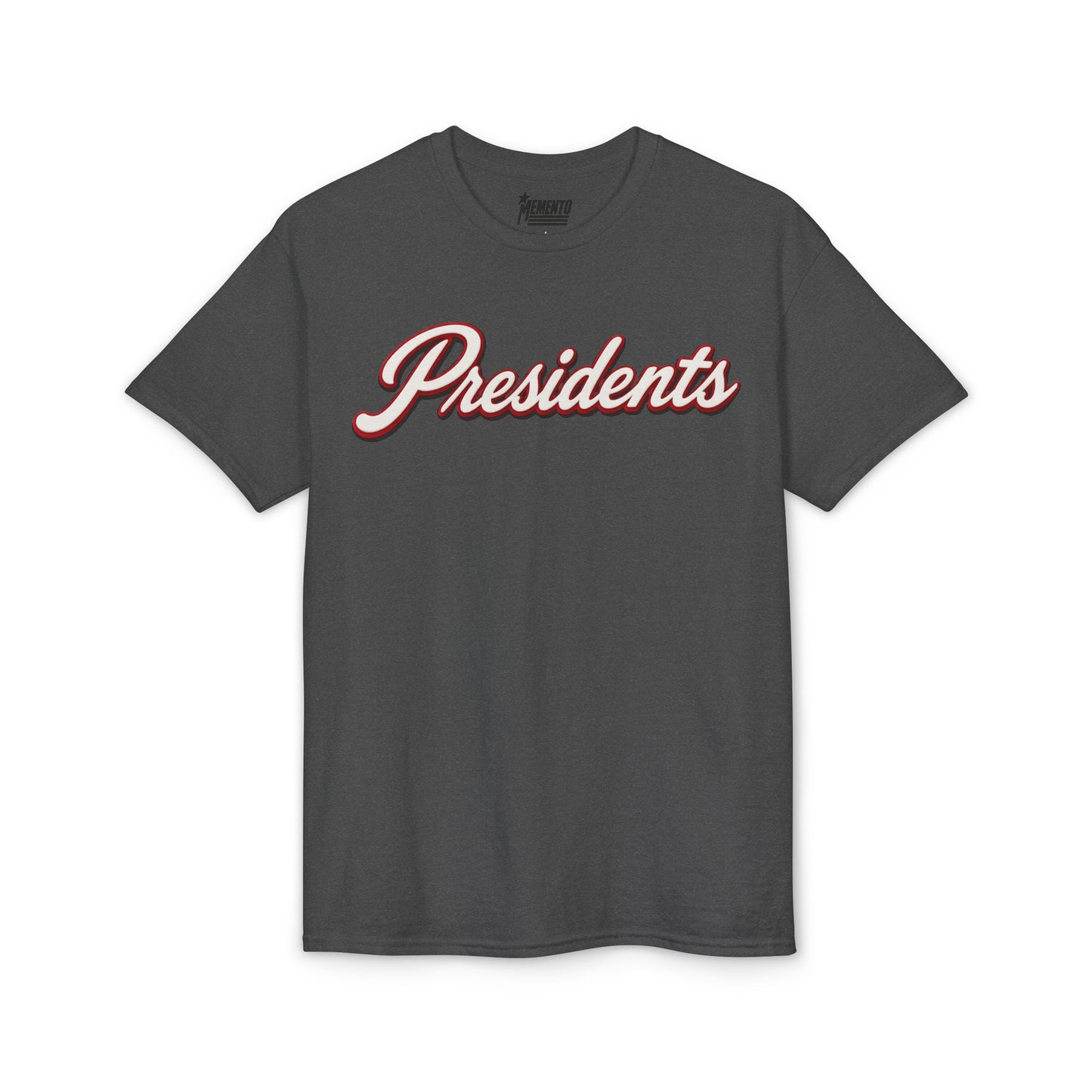 Presidents Script T-Shirt — Vintage Collegiate Tee with Eagle Crest