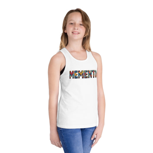 Colorful 'Memento' Kid's Jersey Tank Top - Memento Mori Clothing