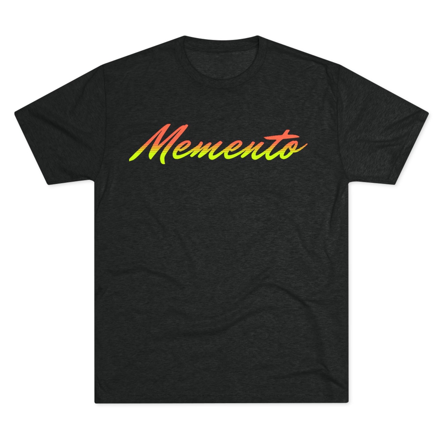 Vibrant 'Memento' Unisex Tri-Blend Crew Tee - Memento Mori Clothing