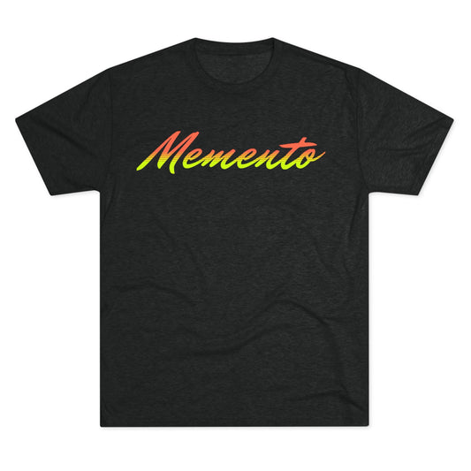 Vibrant 'Memento' Unisex Tri-Blend Crew Tee - Memento Mori Clothing