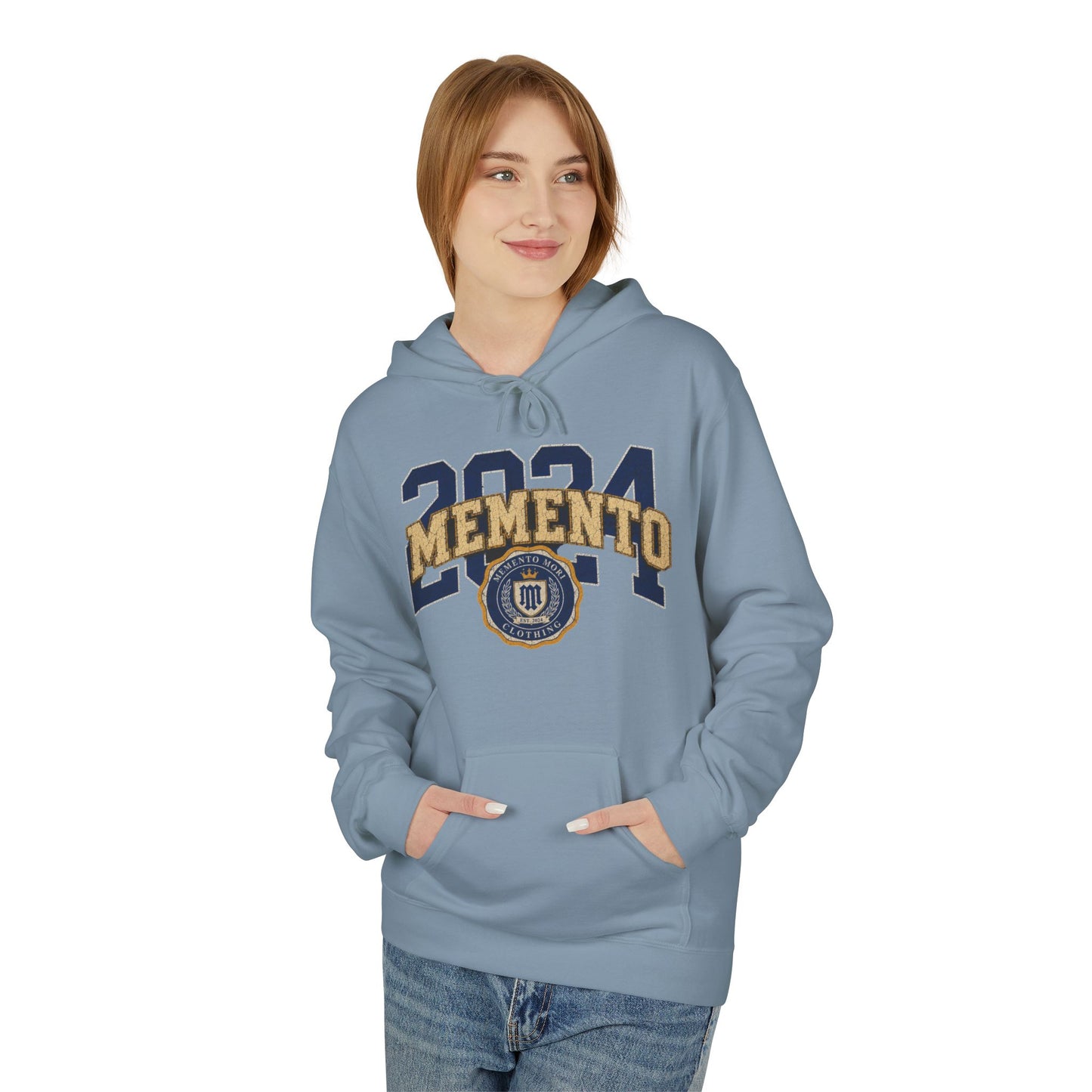 2024 Memento Hoodie — Retro Varsity Graduation Pullover