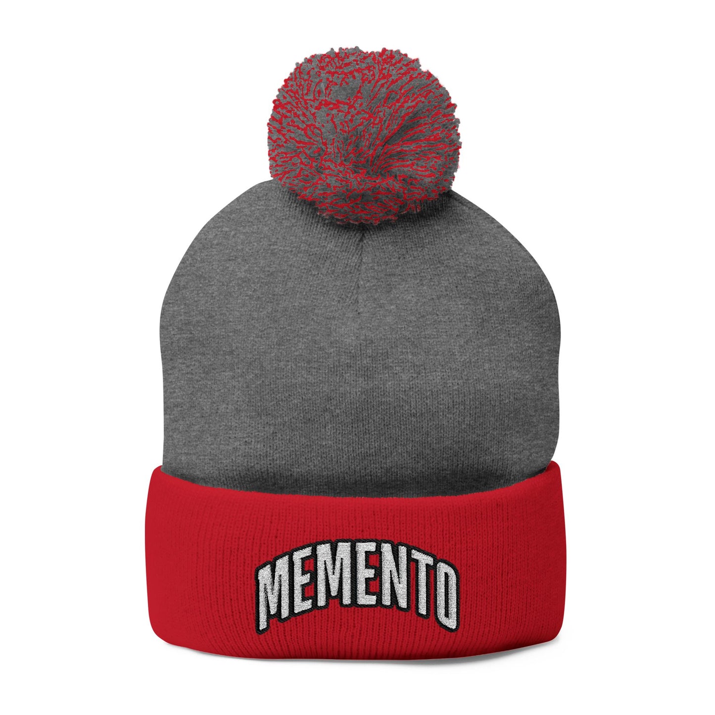 Beanie Hat Memento Mori Embroidered Knit Cap