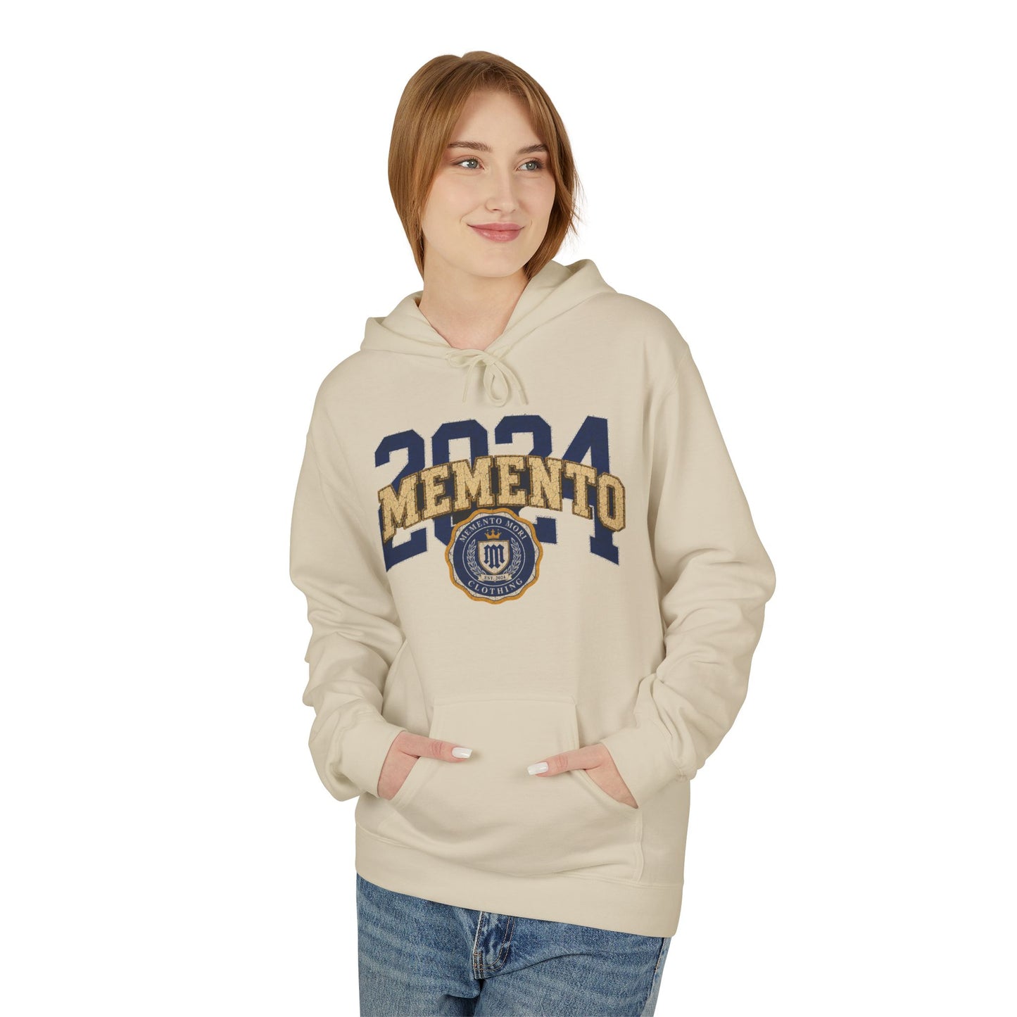 2024 Memento Hoodie — Retro Varsity Graduation Pullover