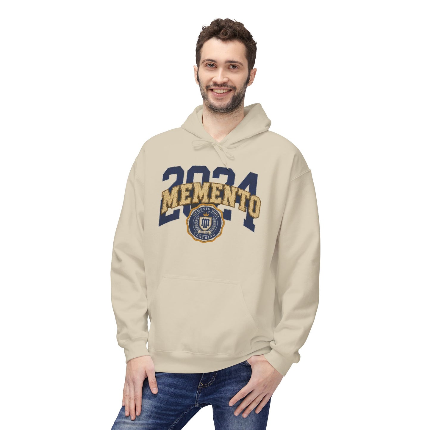 2024 Memento Hoodie — Retro Varsity Graduation Pullover