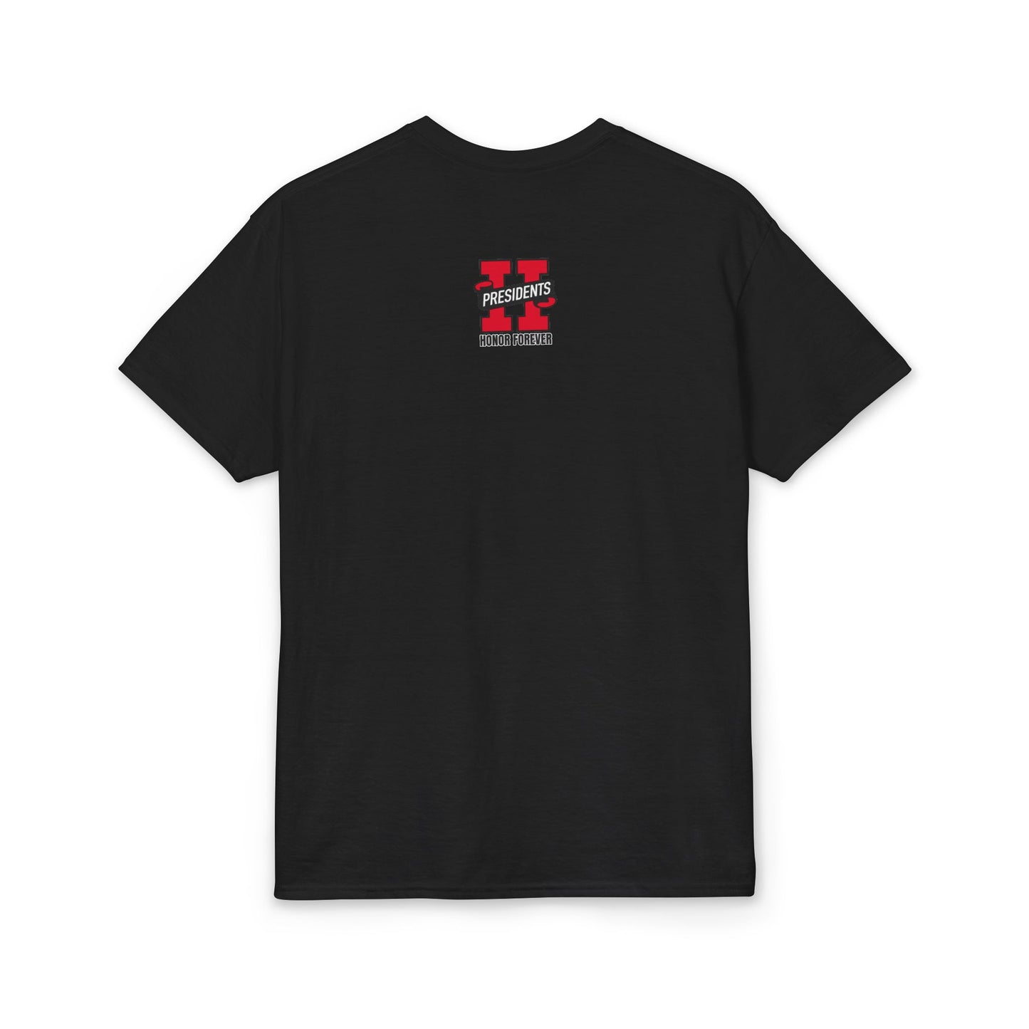 Presidents Script T-Shirt — Vintage Collegiate Tee with Eagle Crest