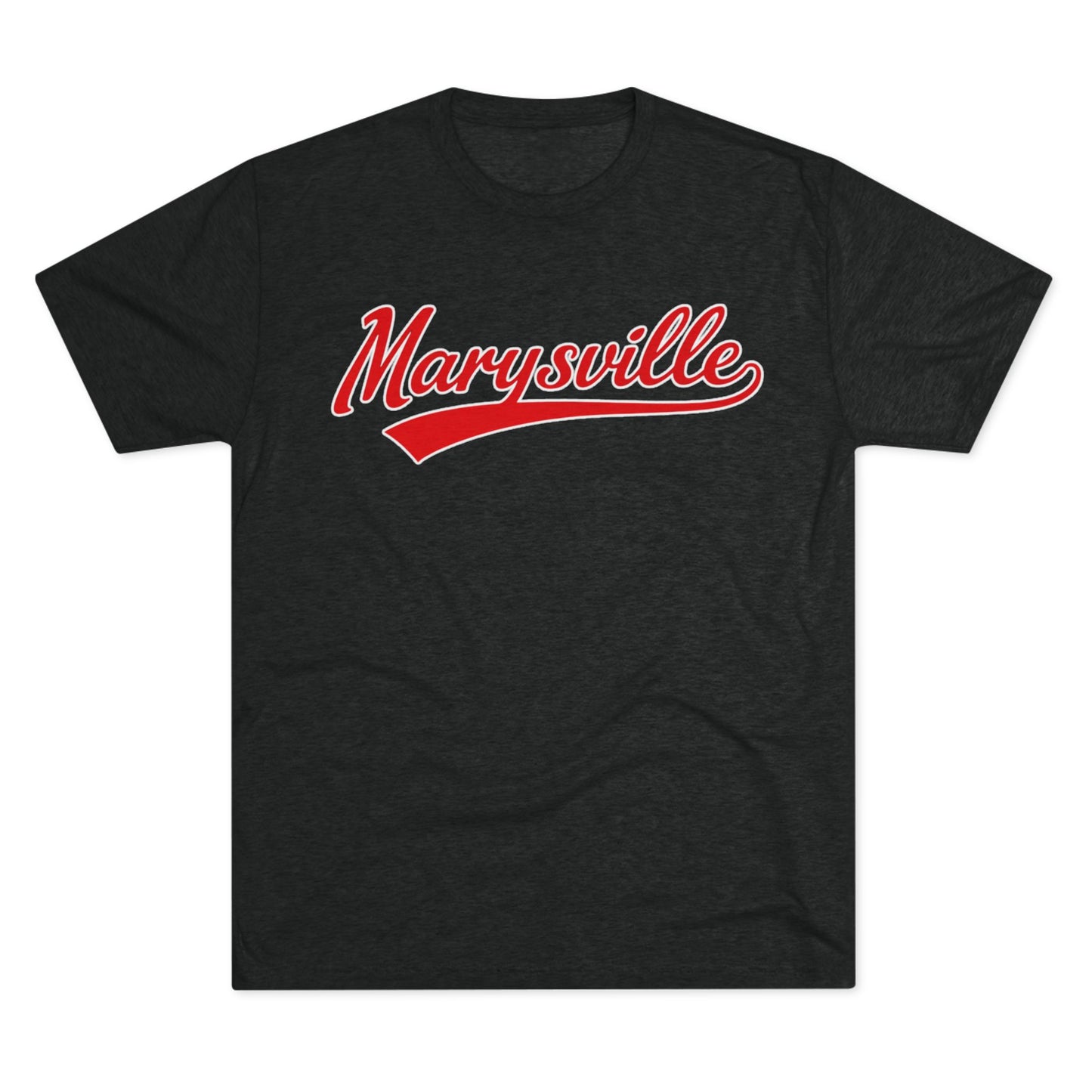 Marysville Vintage Script Tee — 'Marysville' Retro Baseball Style T-Shirt