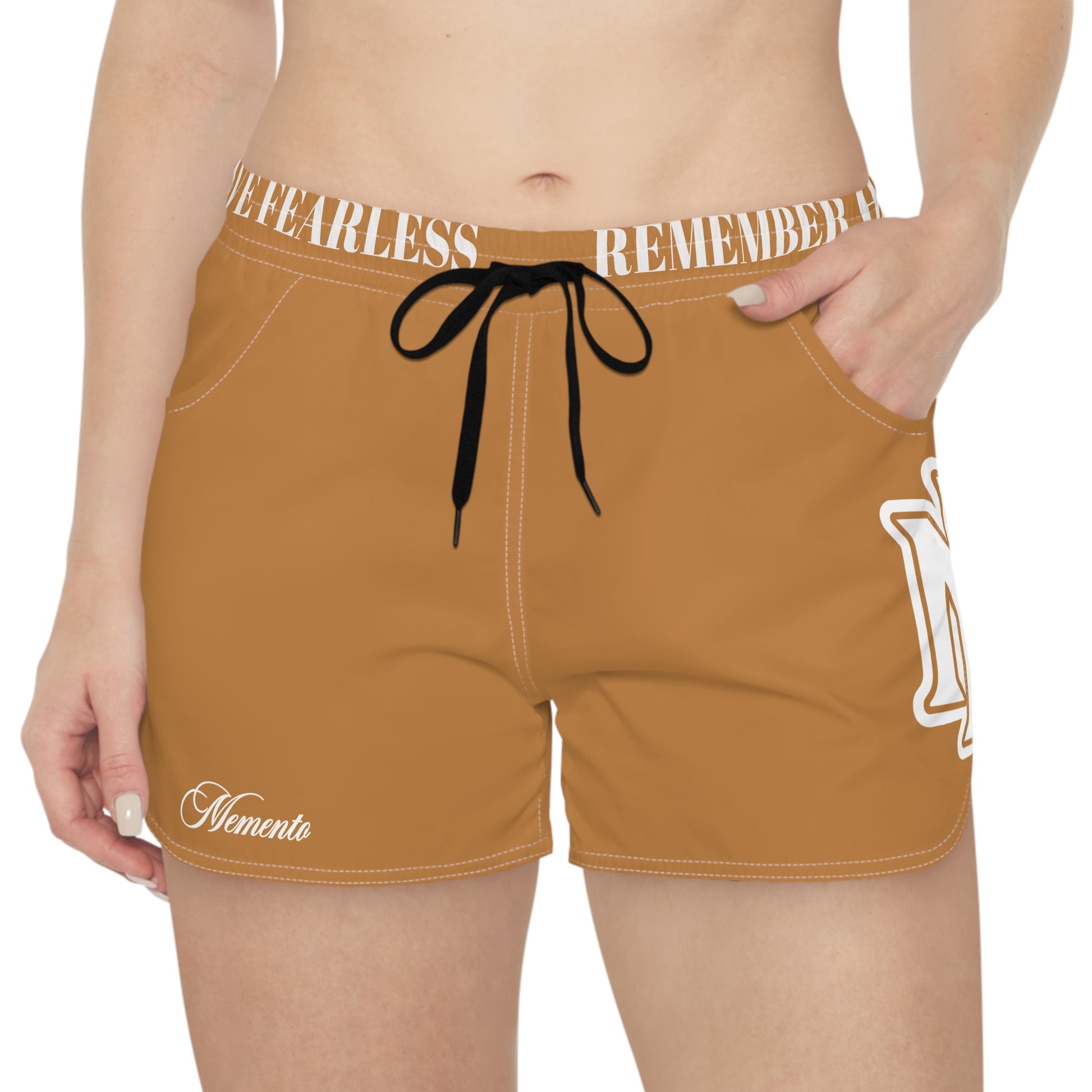 Women's Beige Casual Shorts - Memento Mori Clothing