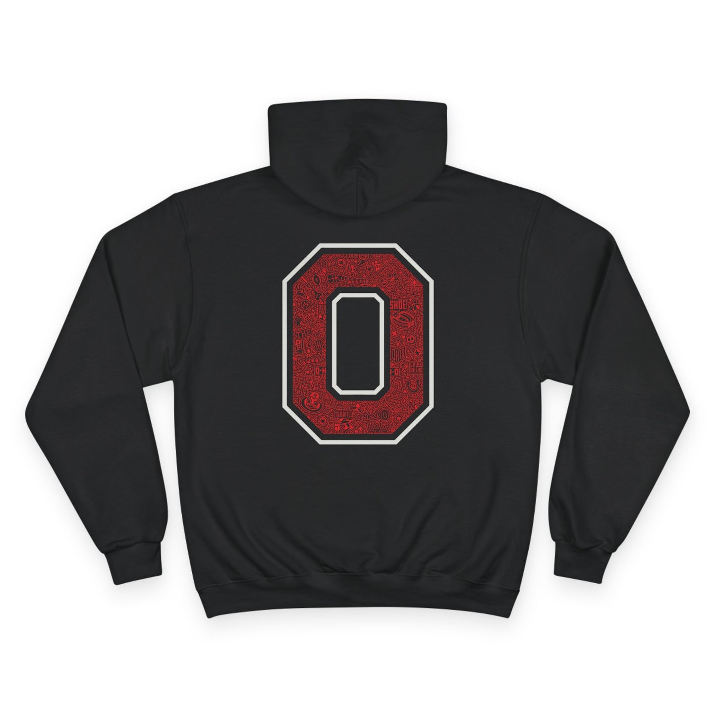 Ohio Champion Hoodie — Vintage Buckeye O Logo Pullover