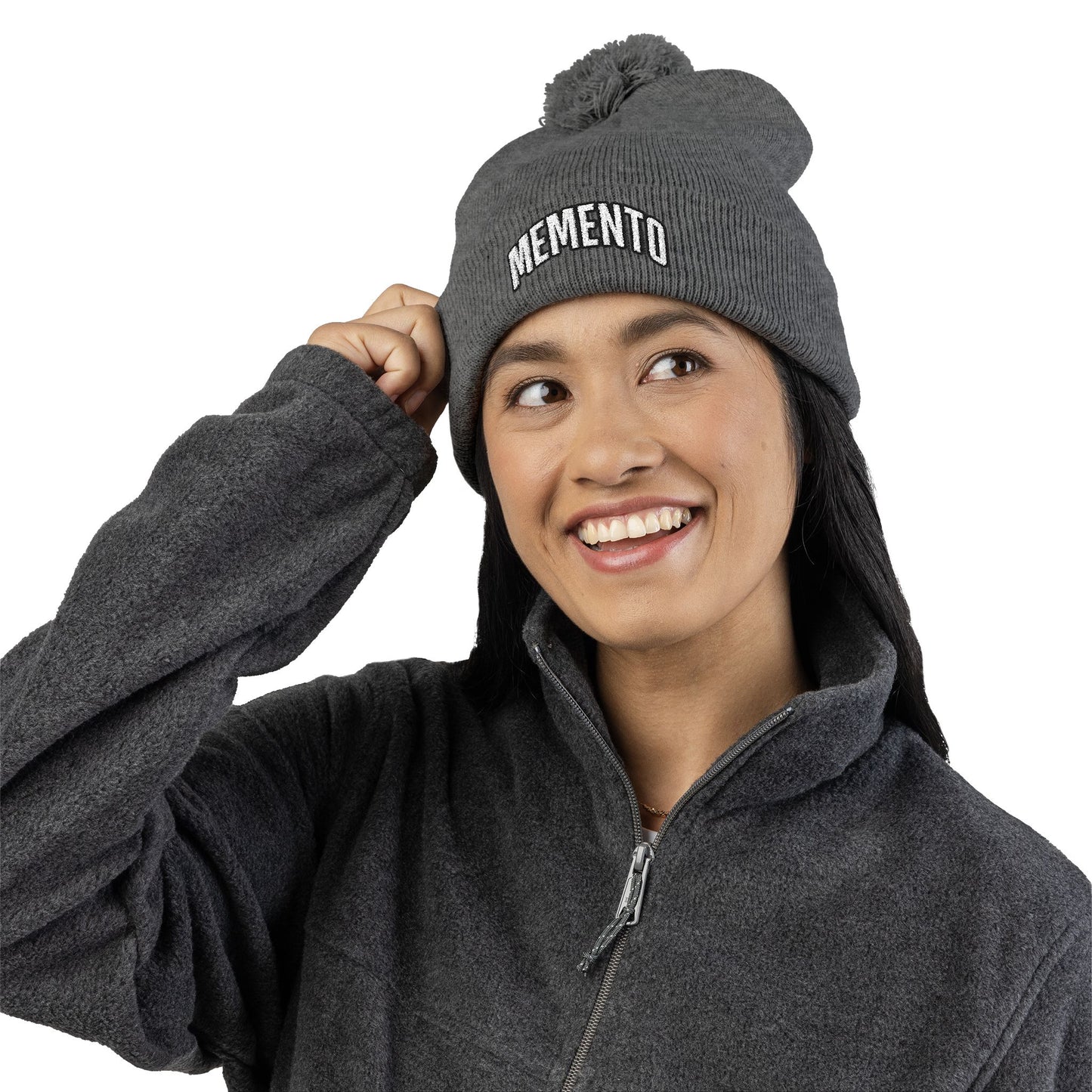 Beanie Hat Memento Mori Embroidered Knit Cap