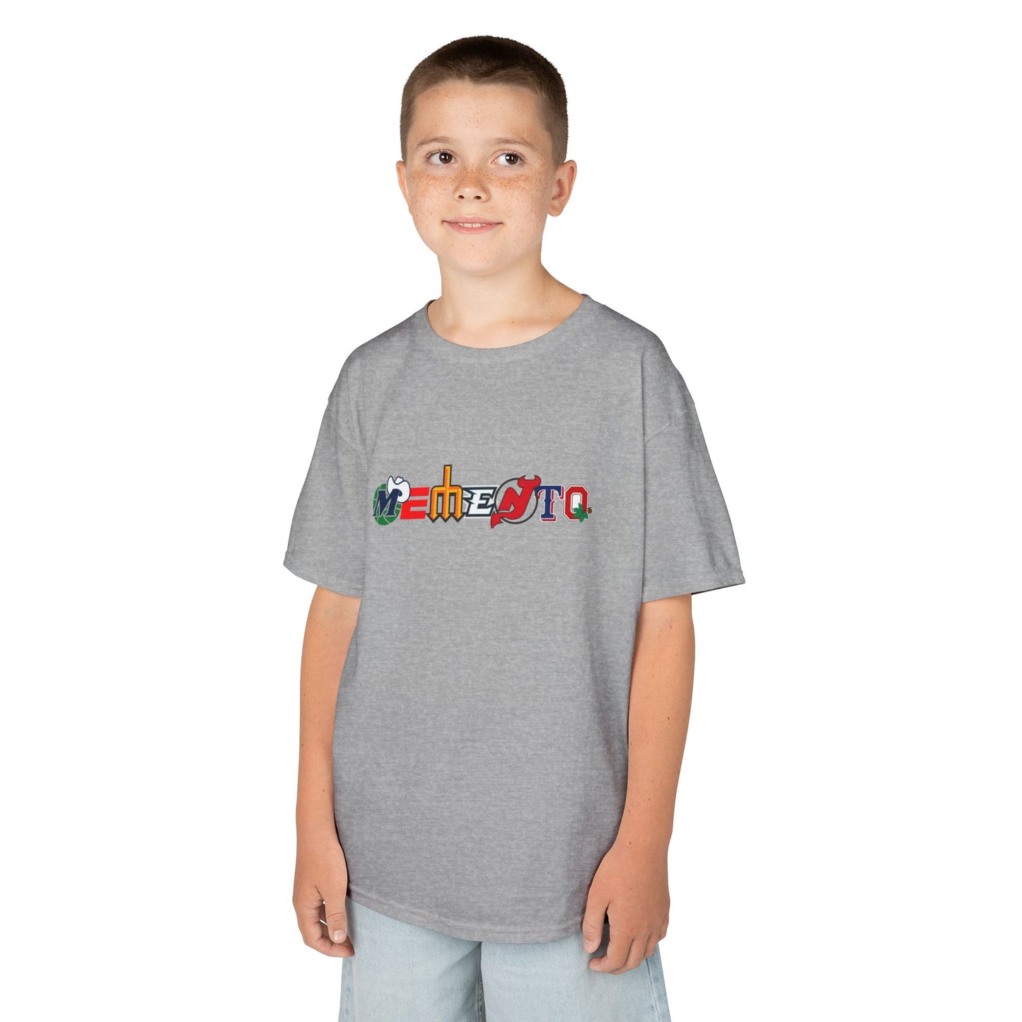 Kids Tee - Memento Sports Logos Tshirt - Memento Mori Clothing