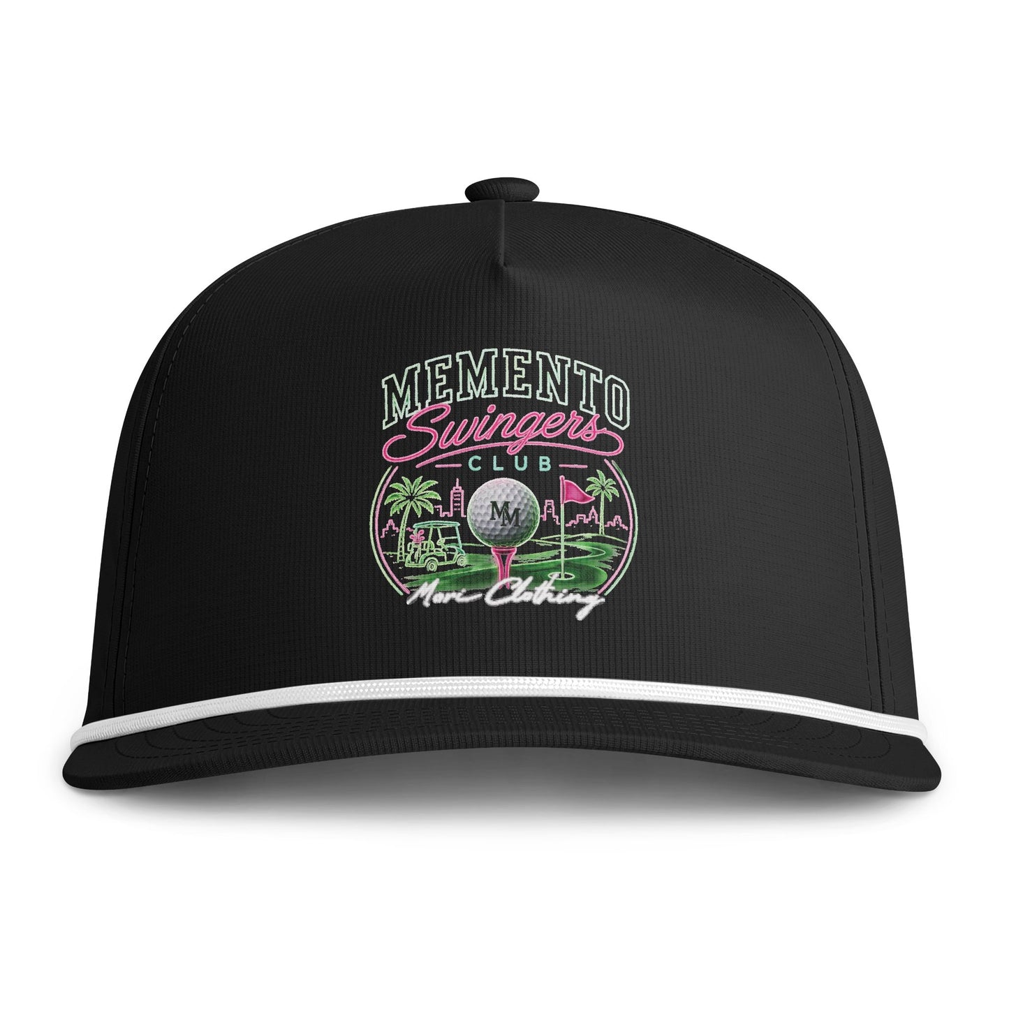 Sunwashed Rope Cap — Memento Swingers Club 'Memento Mori' Golf Hat
