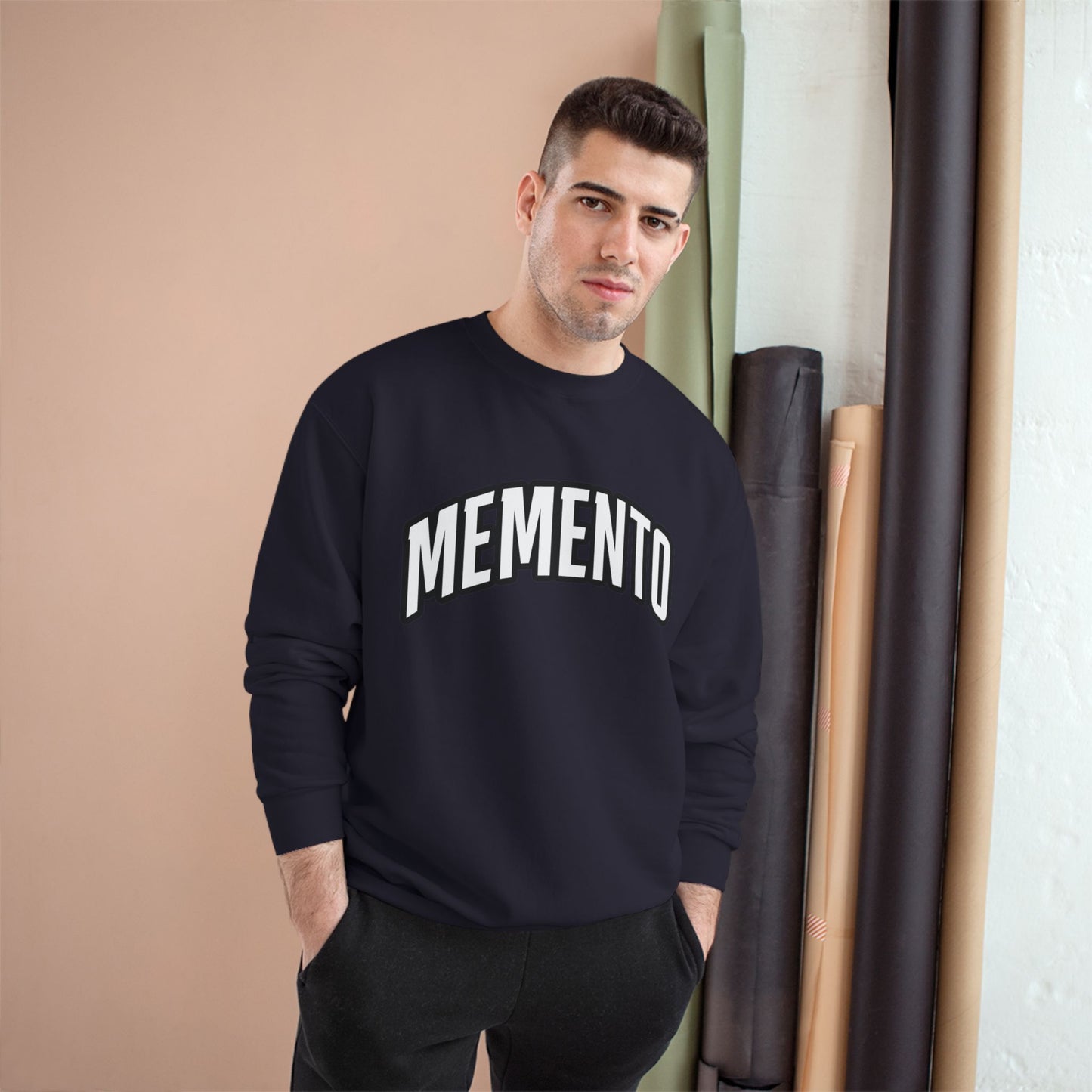 Champion Crewneck Sweatshirt — Memento Essential Everyday Comfy Pullover