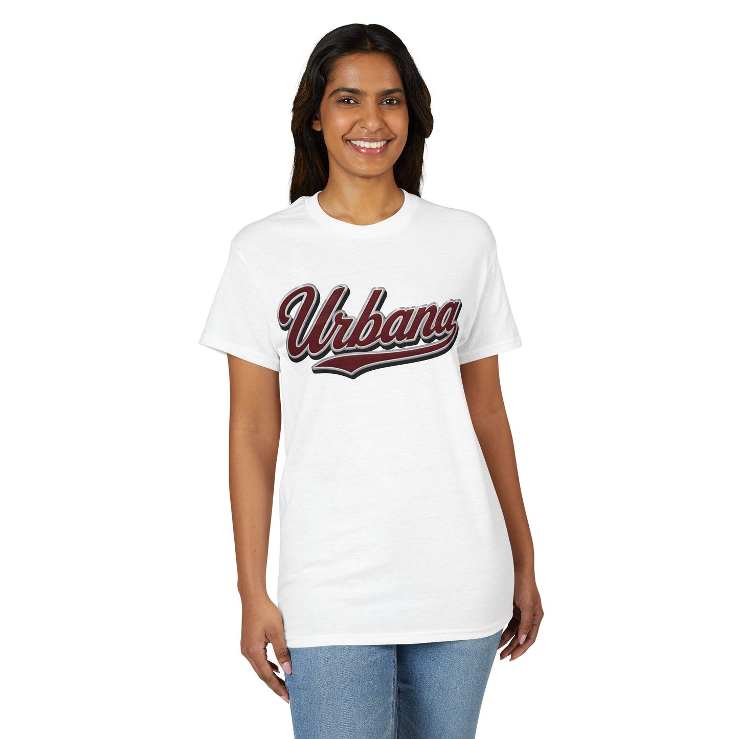 Urbana Script T-Shirt — Vintage Athletic Graphic Tee