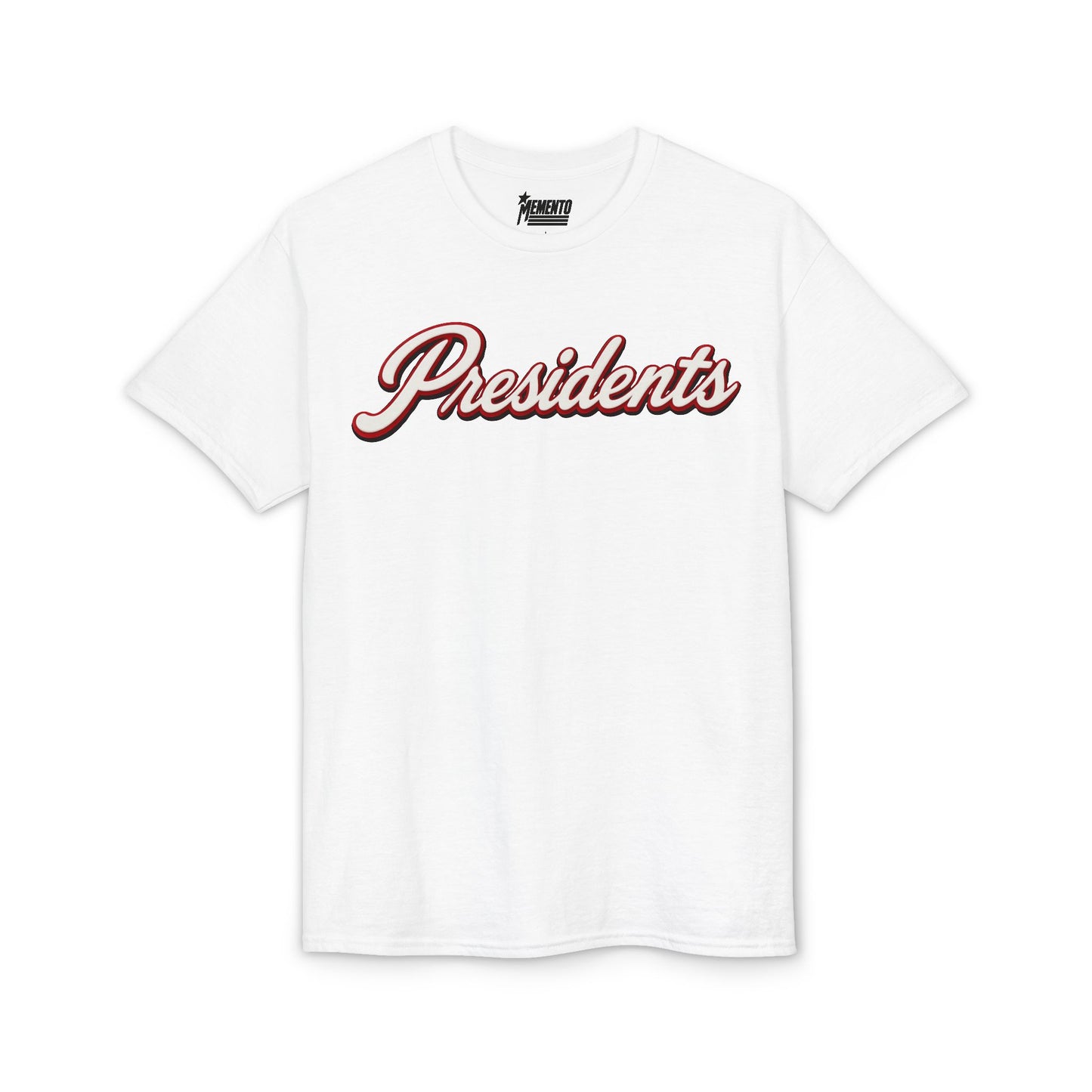 Presidents Script T-Shirt — Vintage Collegiate Tee with Eagle Crest