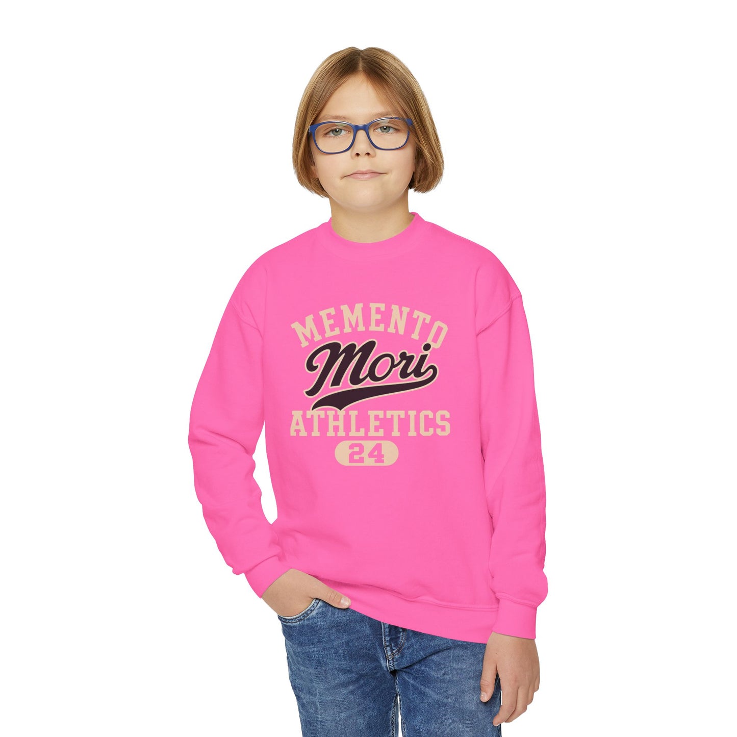 Memento Mori Athletics Youth Crewneck Sweatshirt
