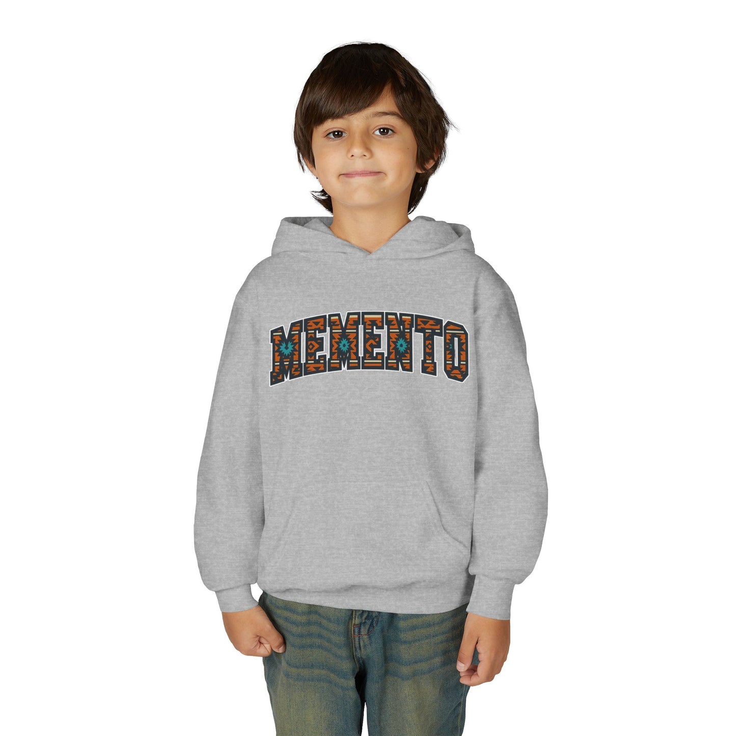 Kids Aztec Print Hoodie — Youth Aztec Pattern Pullover - Memento Mori Clothing