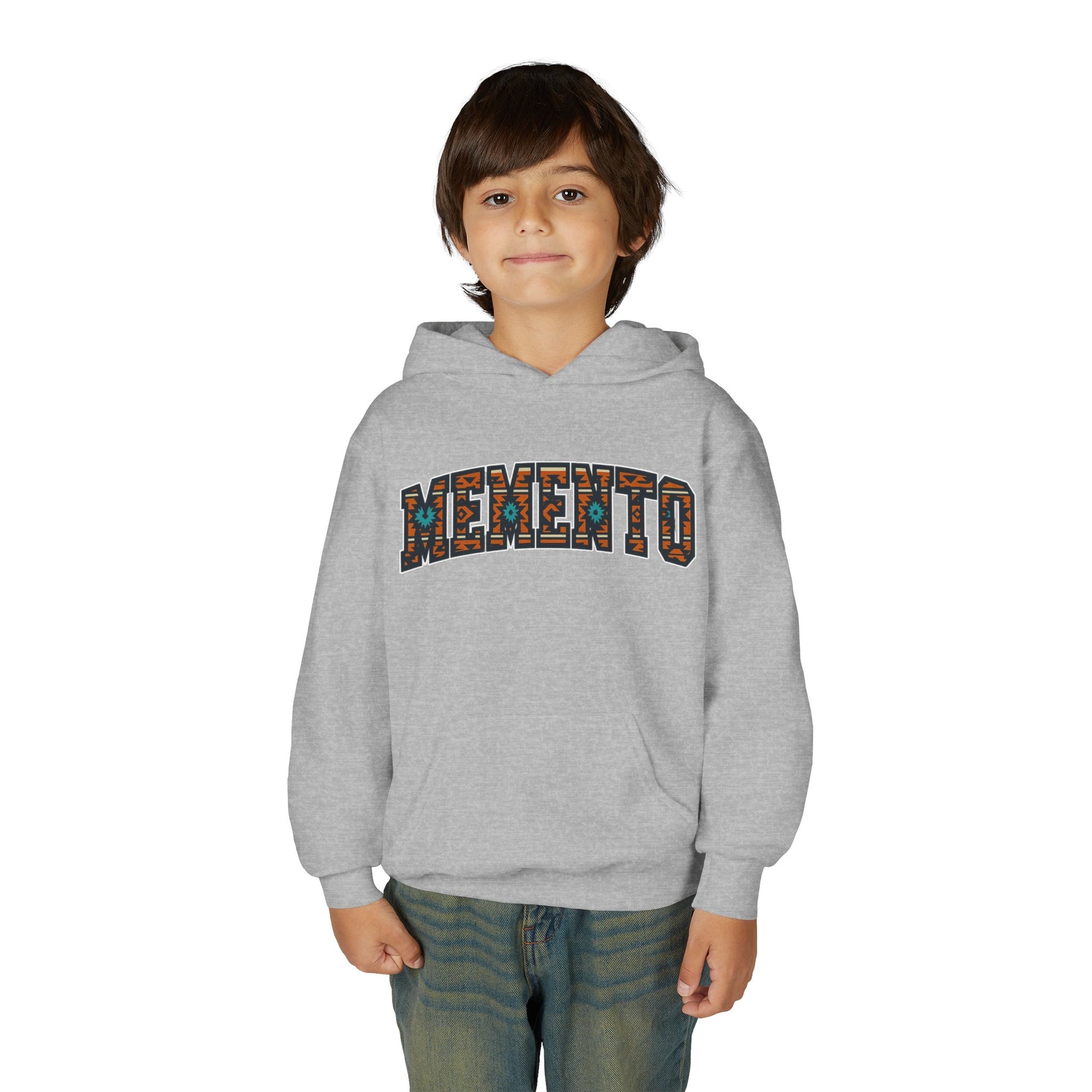 Kids Aztec Print Hoodie — Youth Aztec Pattern Pullover - Memento Mori Clothing