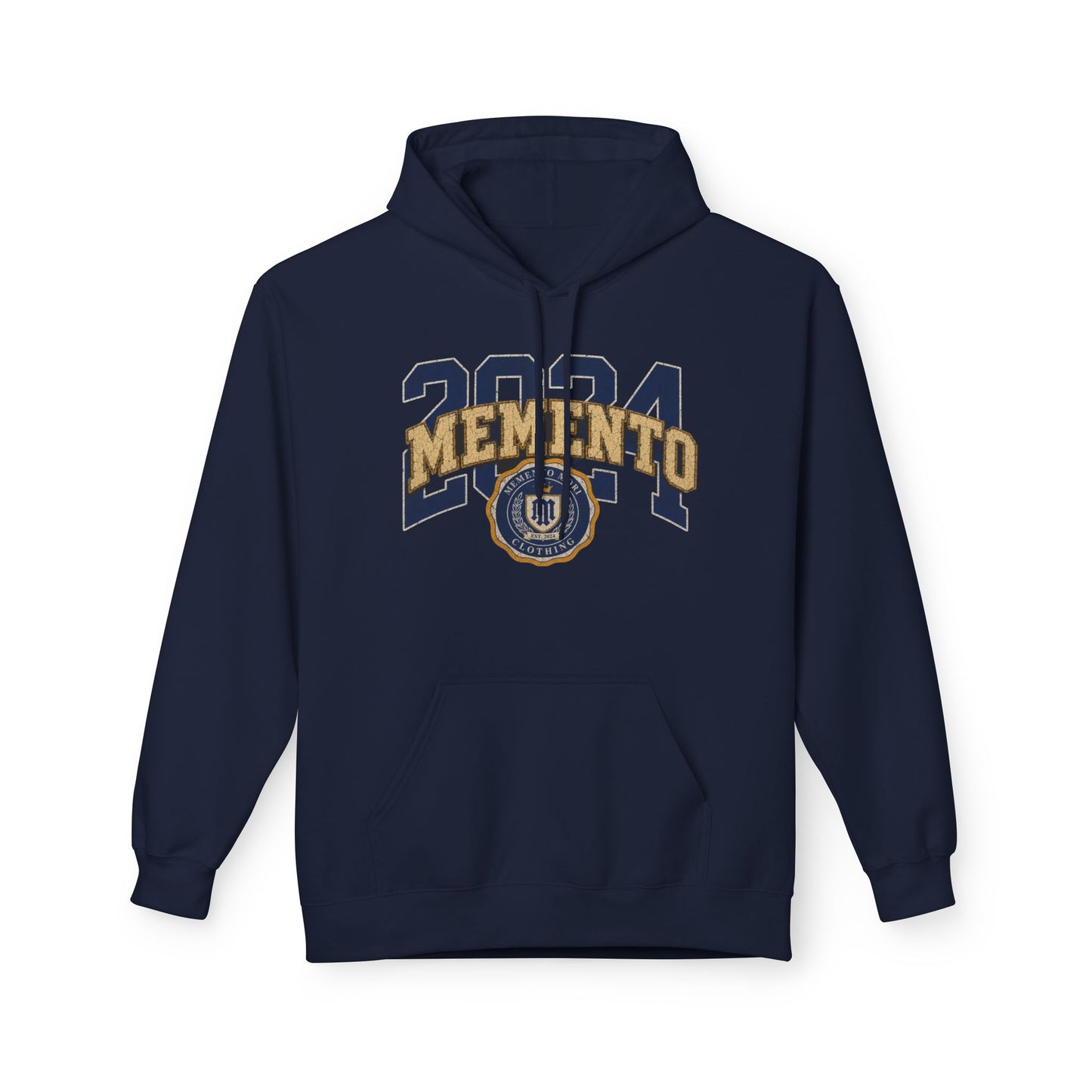 2024 Memento Hoodie — Retro Varsity Graduation Pullover
