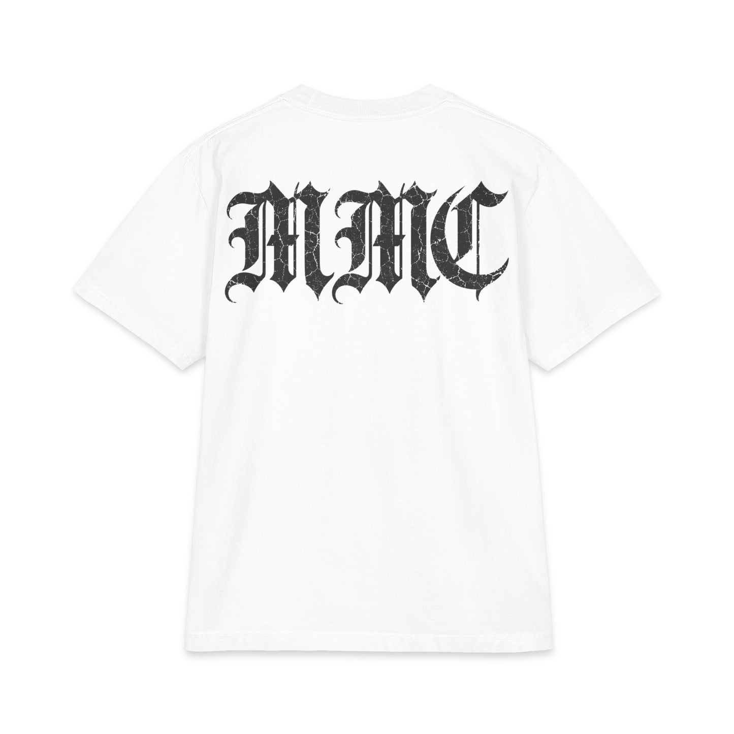 Memento Gothic Tee — 'MEMENTO' Front & MMC Back Graphic T-Shirt