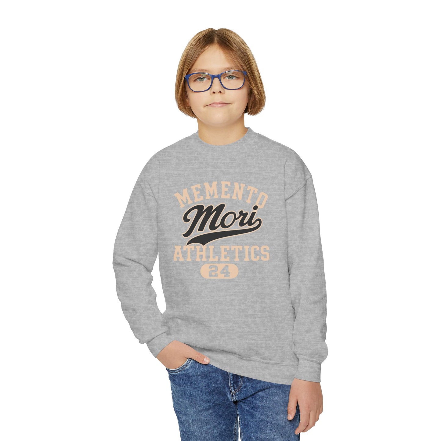 Memento Mori Athletics Youth Crewneck Sweatshirt