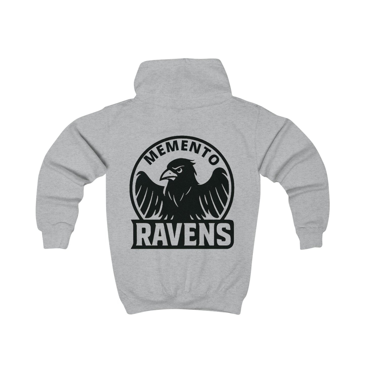 Kids Hoodie - Memento Ravens Big Logo - Memento Mori Clothing