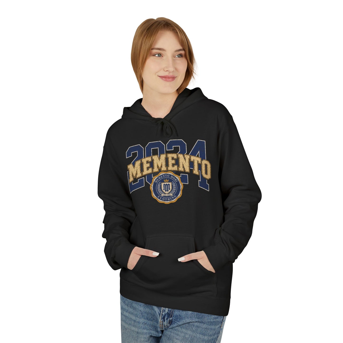 2024 Memento Hoodie — Retro Varsity Graduation Pullover