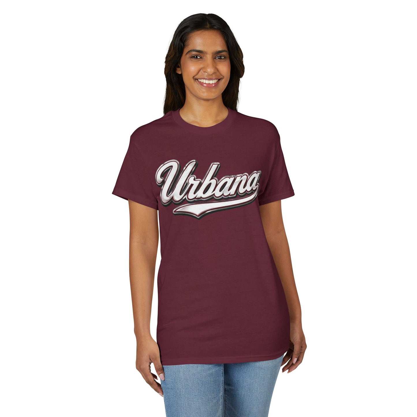 Urbana Script T-Shirt — Vintage Athletic Graphic Tee