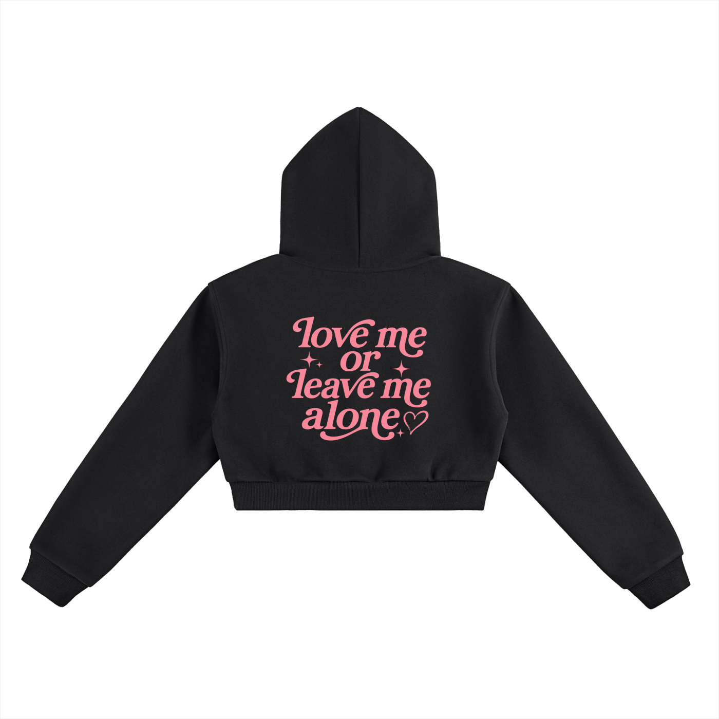 Love Me Essential Cropped Hoodie