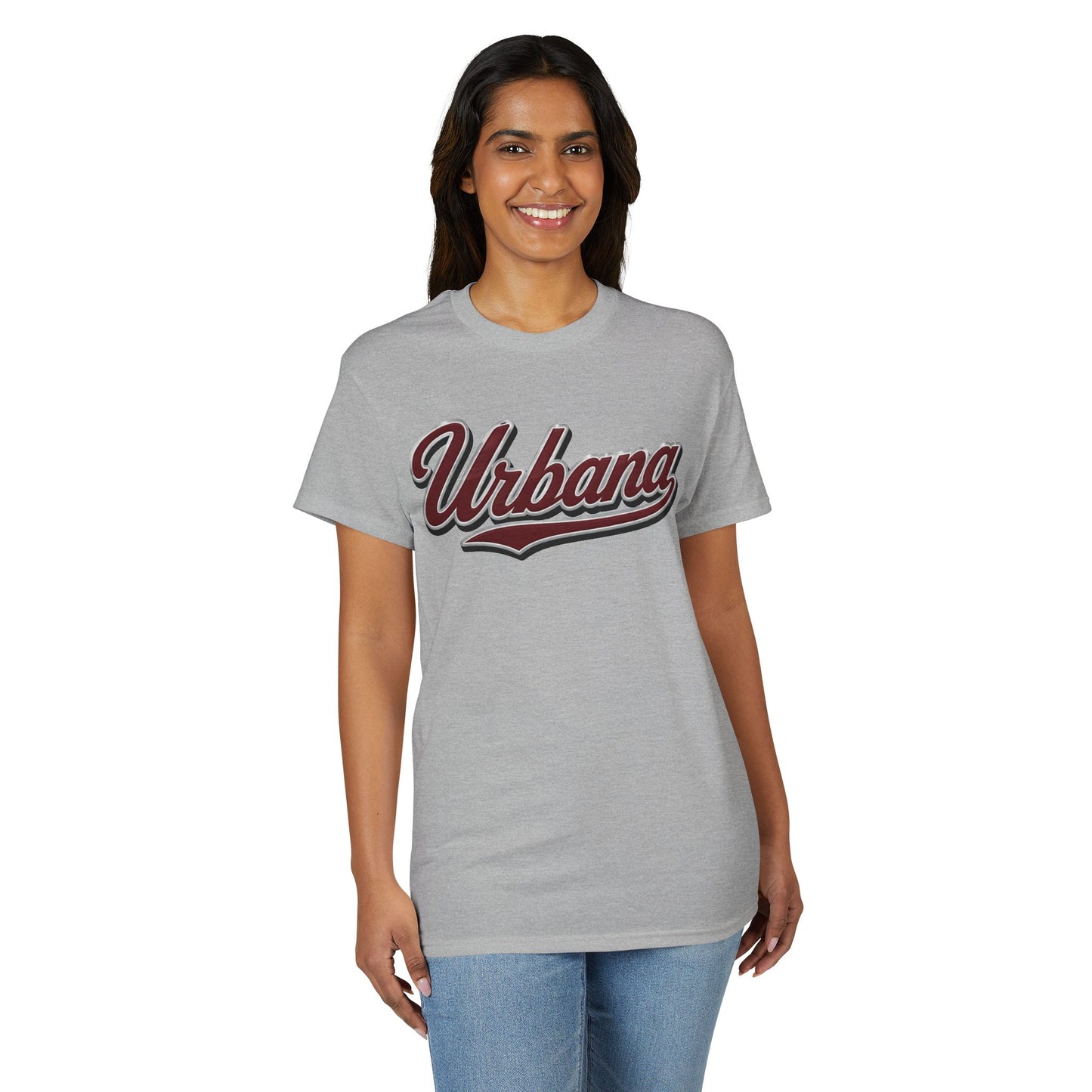 Urbana Script T-Shirt — Vintage Athletic Graphic Tee