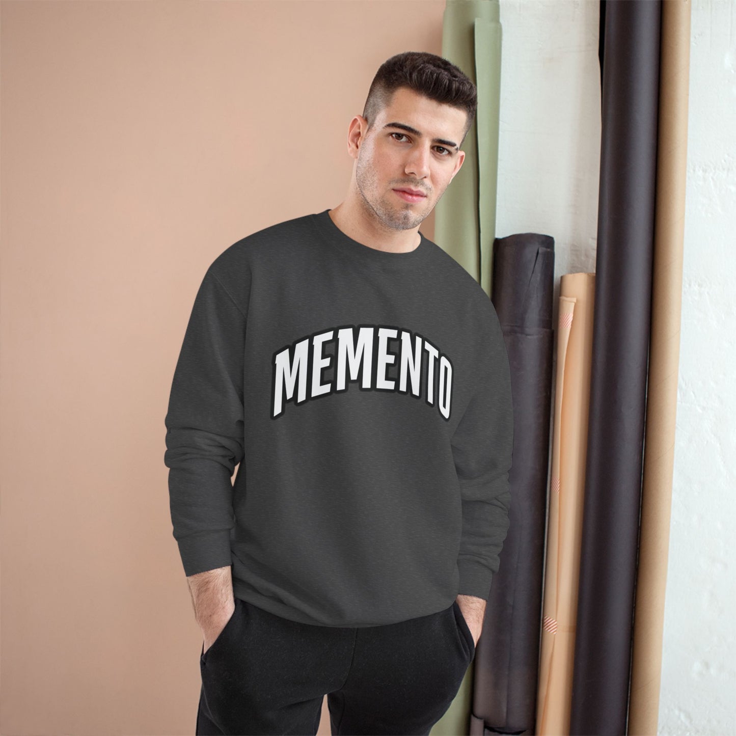 Champion Crewneck Sweatshirt — Memento Essential Everyday Comfy Pullover