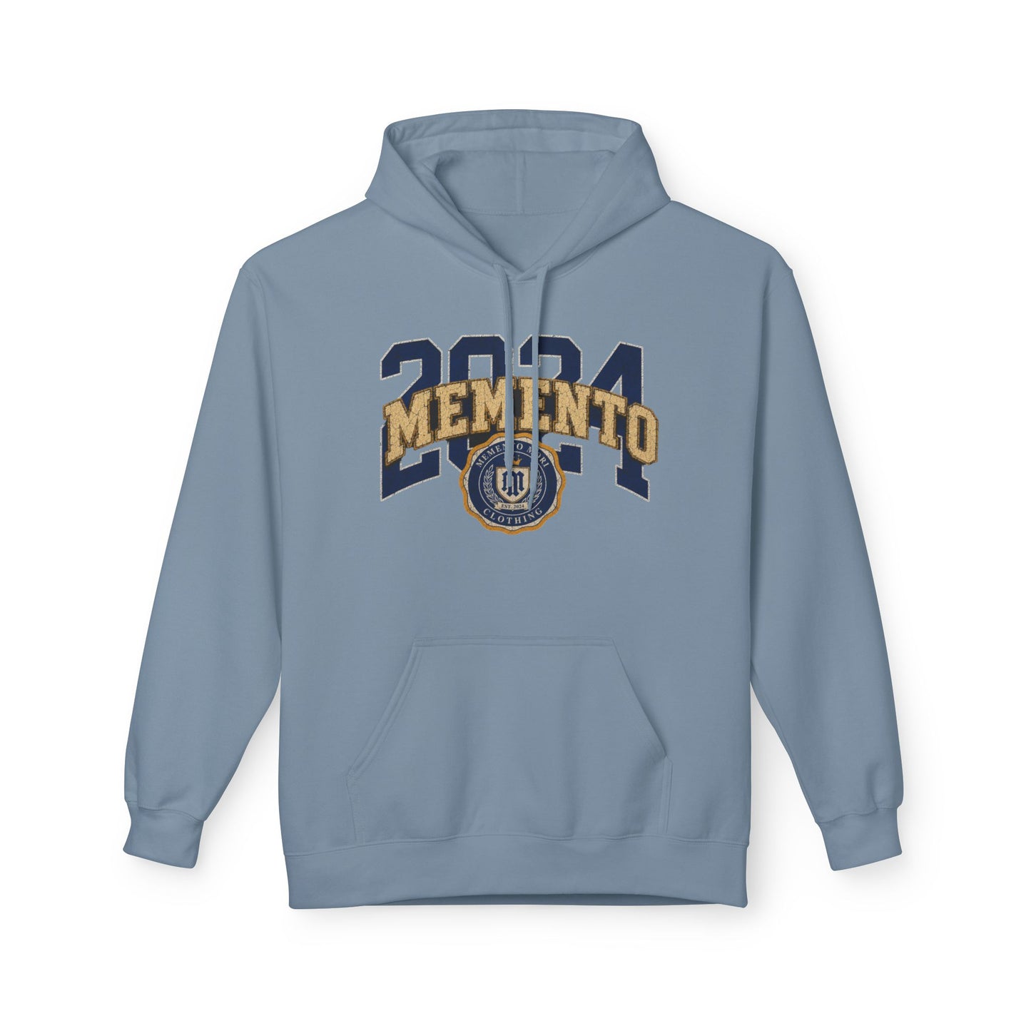 2024 Memento Hoodie — Retro Varsity Graduation Pullover
