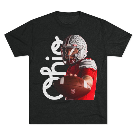 Ohio State Football Tri-blend T‑Shirt
