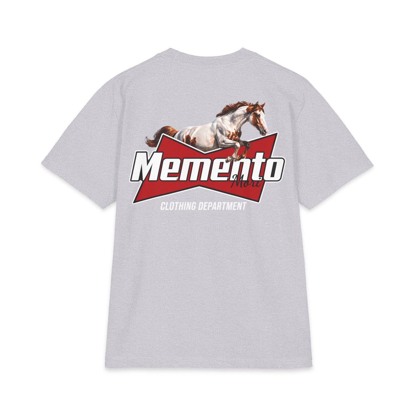Memento Horse Graphic T‑Shirt — Vintage Equestrian Logo Tee