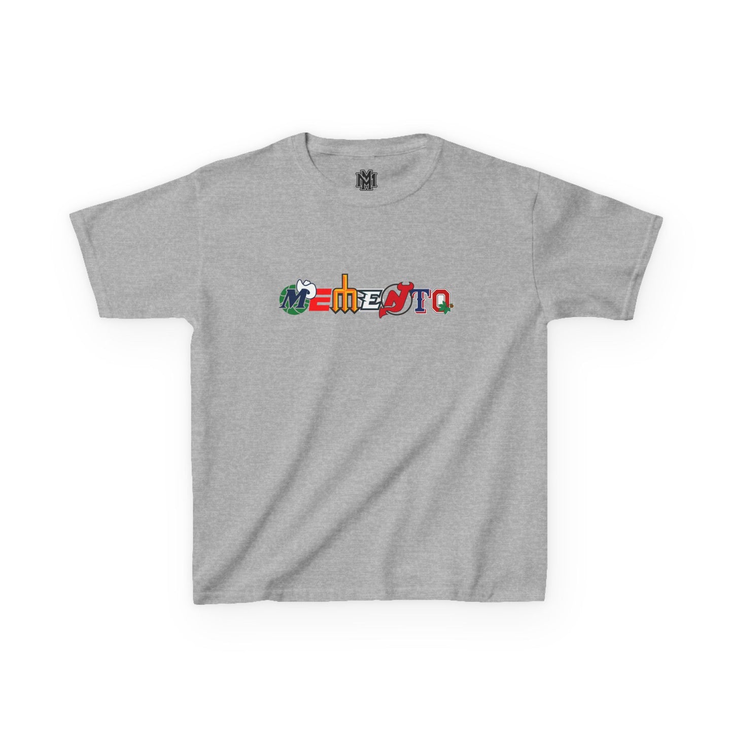 Kids Tee - Memento Sports Logos Tshirt - Memento Mori Clothing