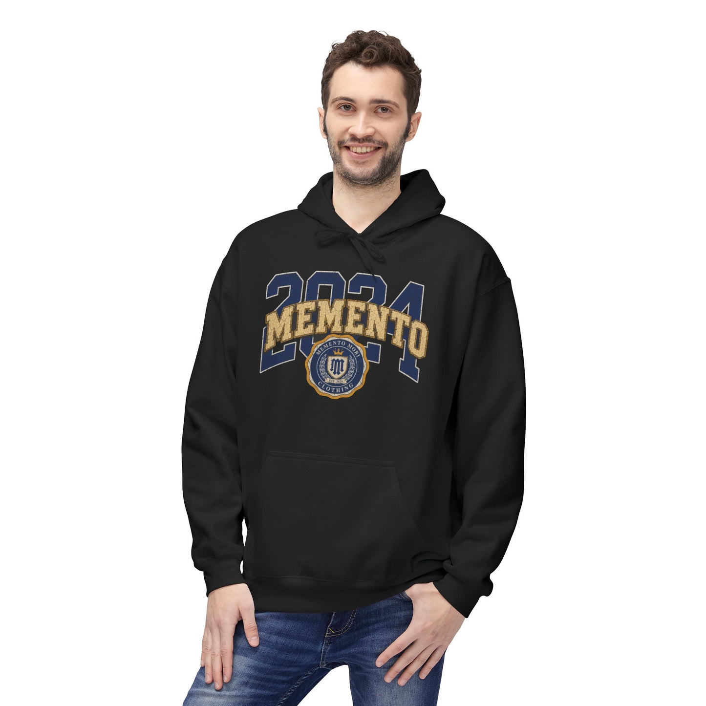 2024 Memento Hoodie — Retro Varsity Graduation Pullover
