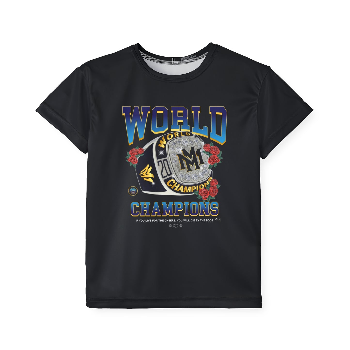 Kids Sports Jersey - World Champions Design for Young Athletes - Memento Mori Clothing