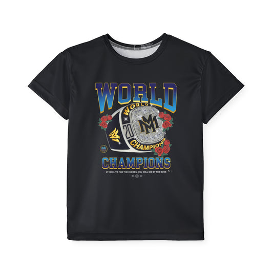 Kids Sports Jersey - World Champions Design for Young Athletes - Memento Mori Clothing