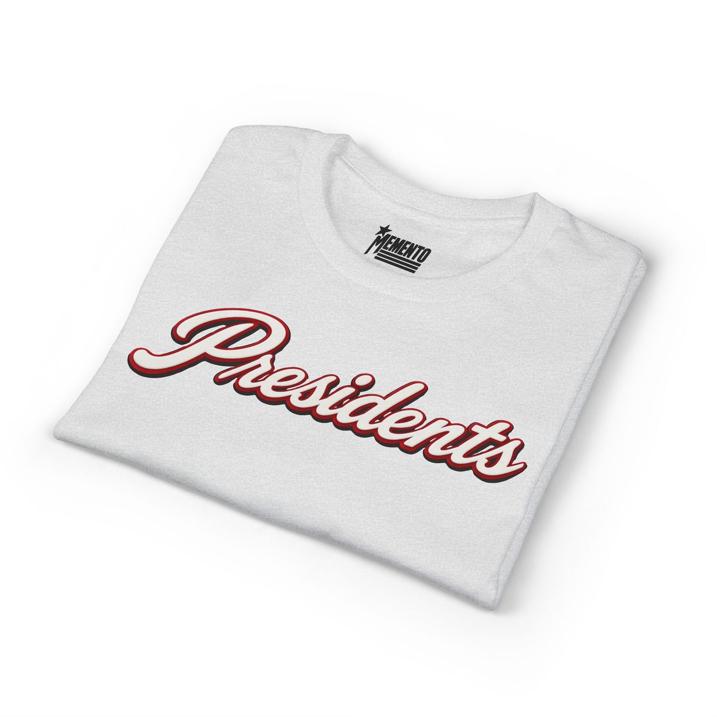 Presidents Script T-Shirt — Vintage Collegiate Tee with Eagle Crest