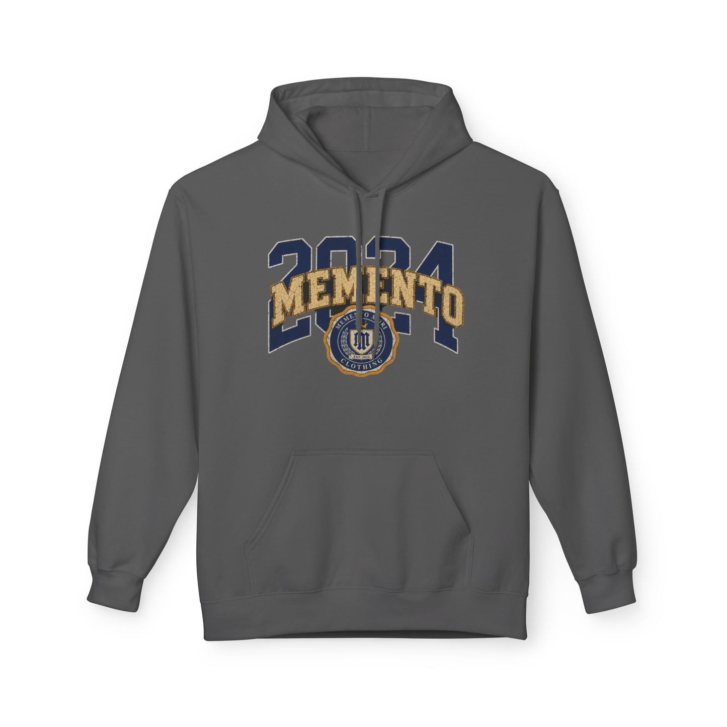 2024 Memento Hoodie — Retro Varsity Graduation Pullover