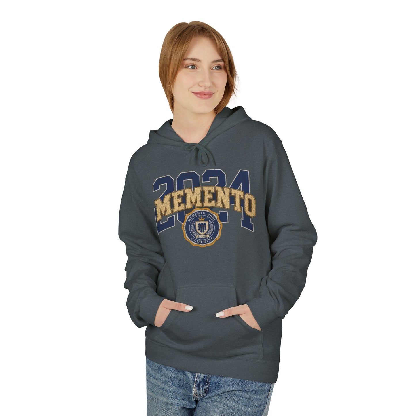 2024 Memento Hoodie — Retro Varsity Graduation Pullover