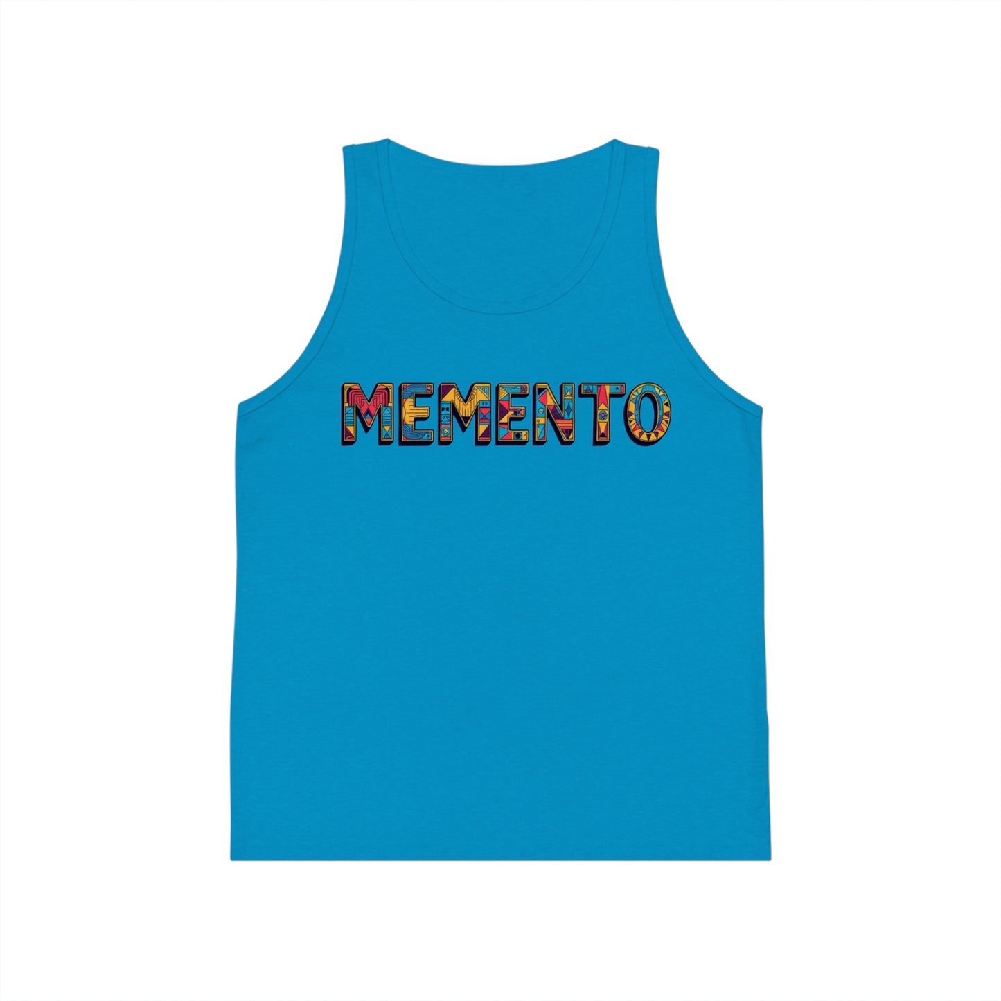 Colorful 'Memento' Kid's Jersey Tank Top - Memento Mori Clothing