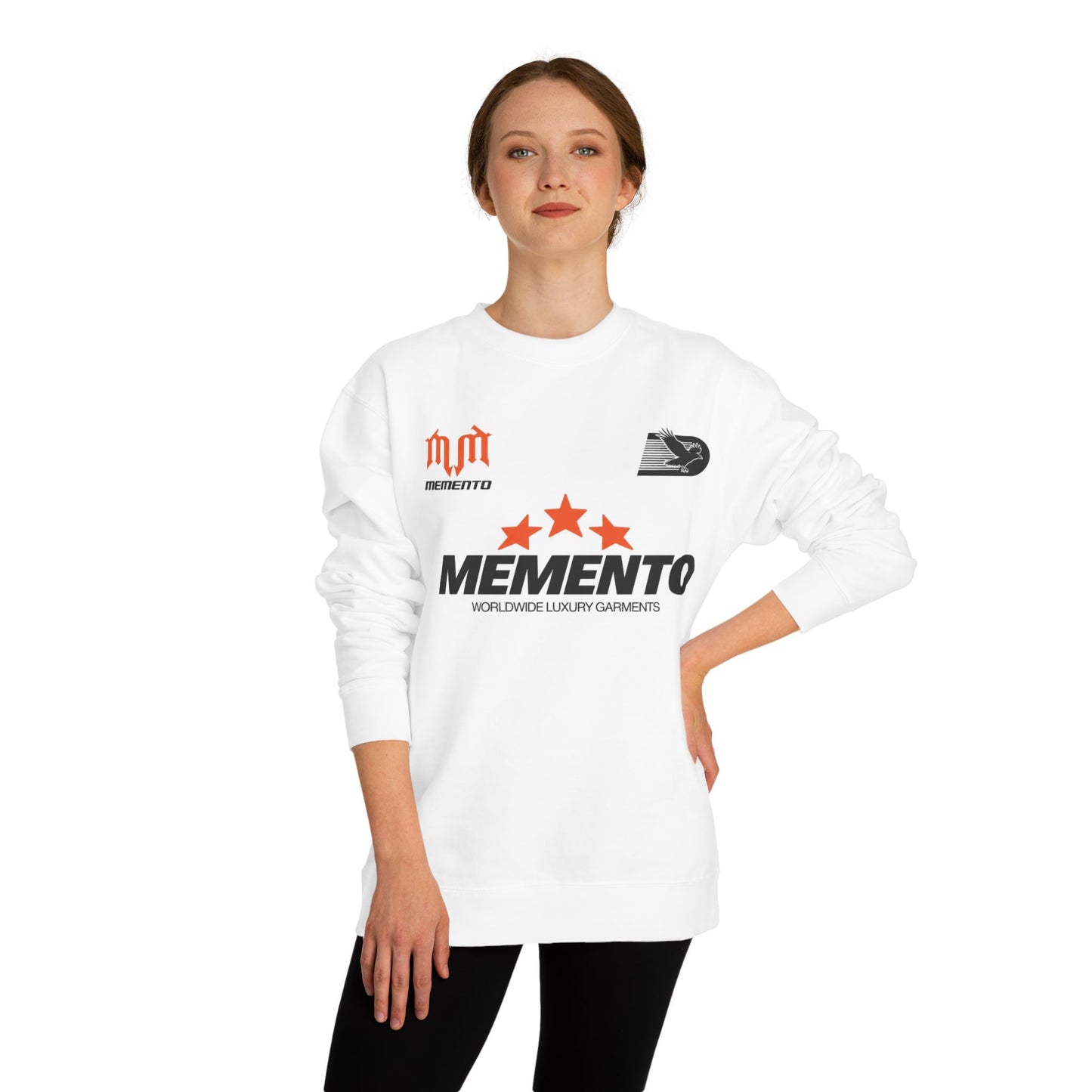 Memento Logo Crewneck Sweatshirt — Star Emblem