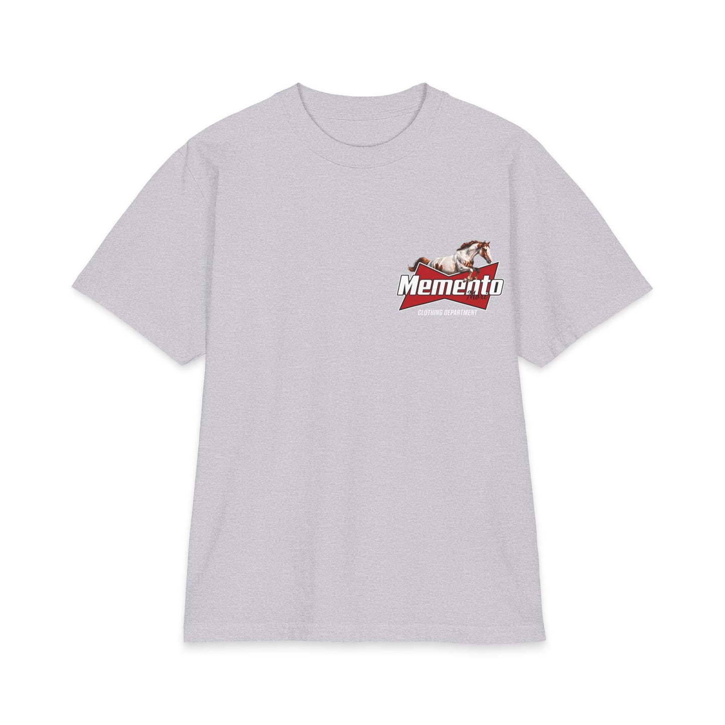 Memento Horse Graphic T‑Shirt — Vintage Equestrian Logo Tee