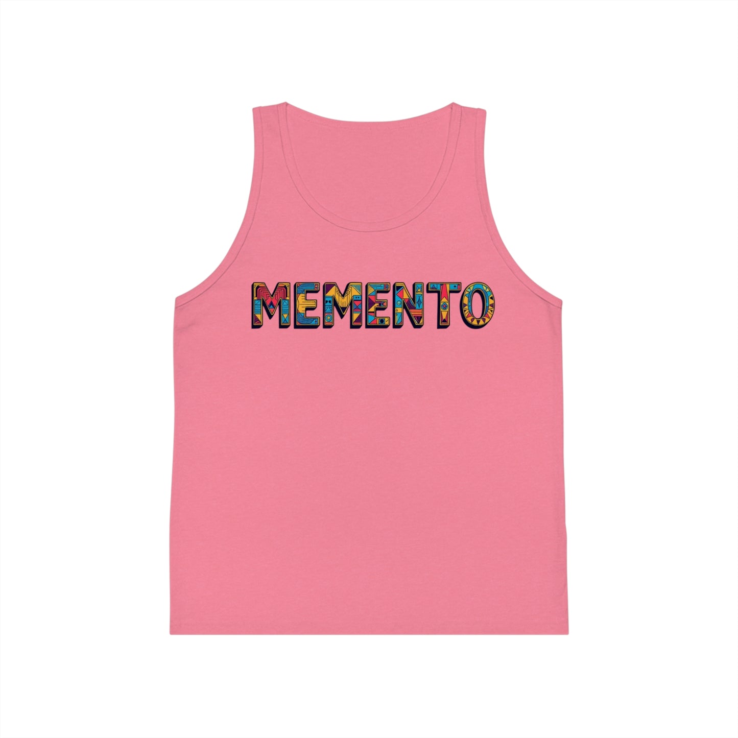 Colorful 'Memento' Kid's Jersey Tank Top - Memento Mori Clothing