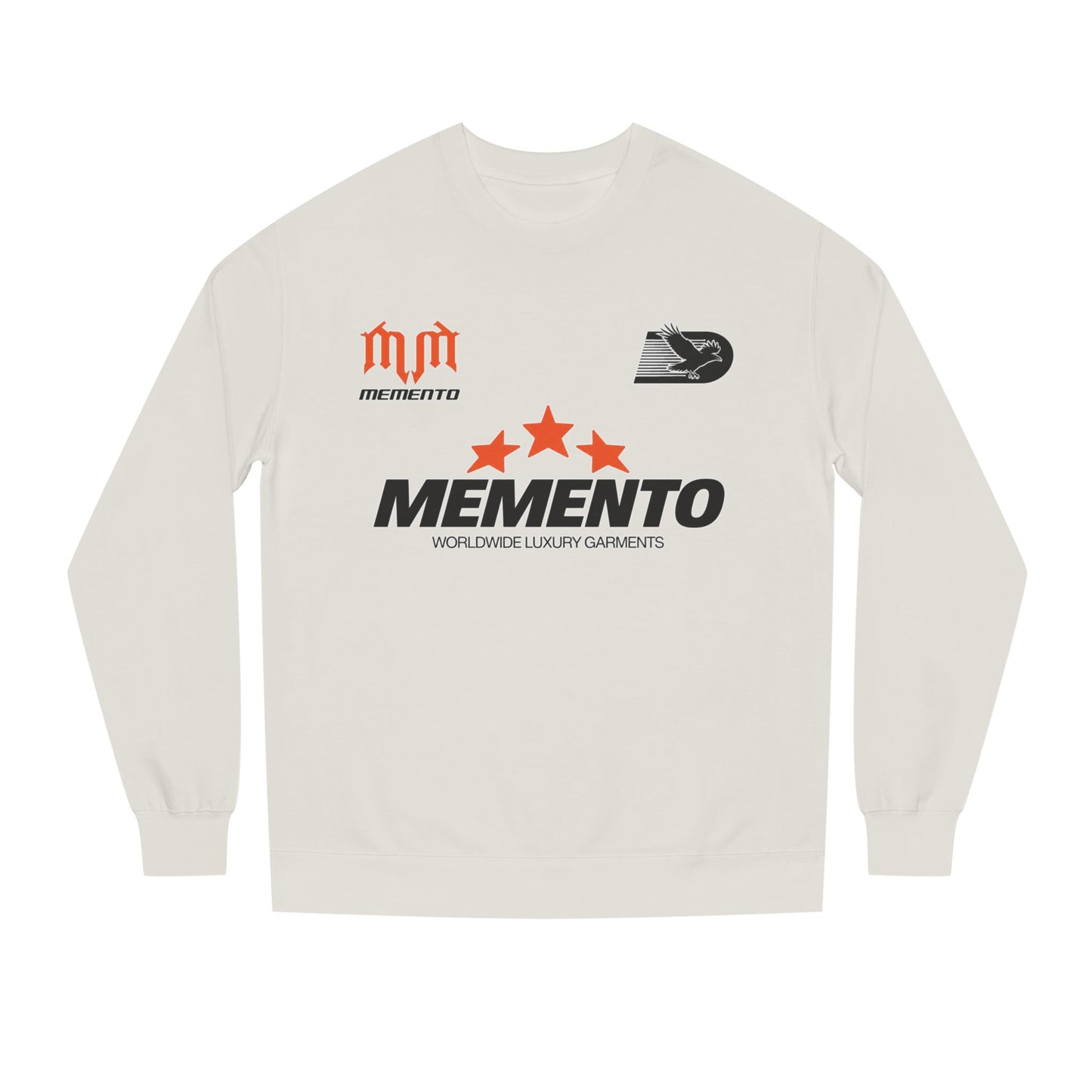 Memento Logo Crewneck Sweatshirt — Star Emblem