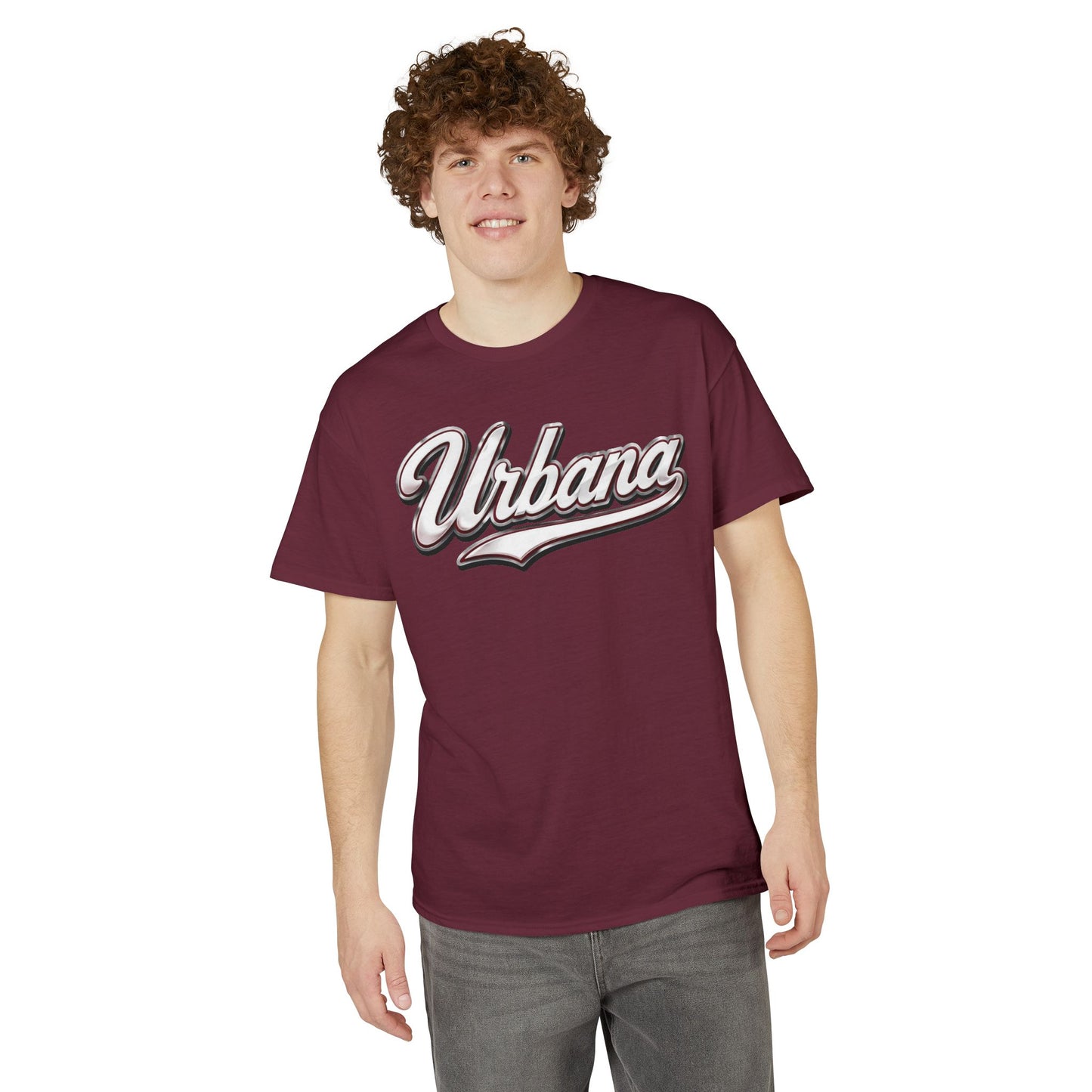 Urbana Script T-Shirt — Vintage Athletic Graphic Tee