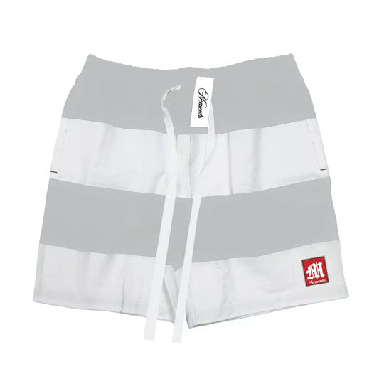 Striped Sweatshorts - Memento Mori Clothing