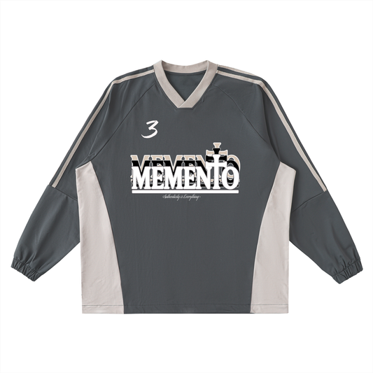 TRINITY V-Neck Long-Sleeve T-Shirt - Memento Mori Clothing