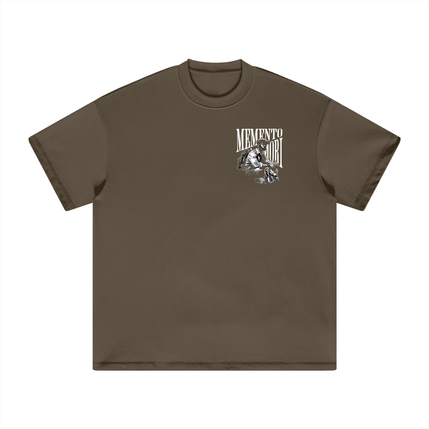 Grind Never Stops Heavyweight T-Shirt - Memento Mori Clothing